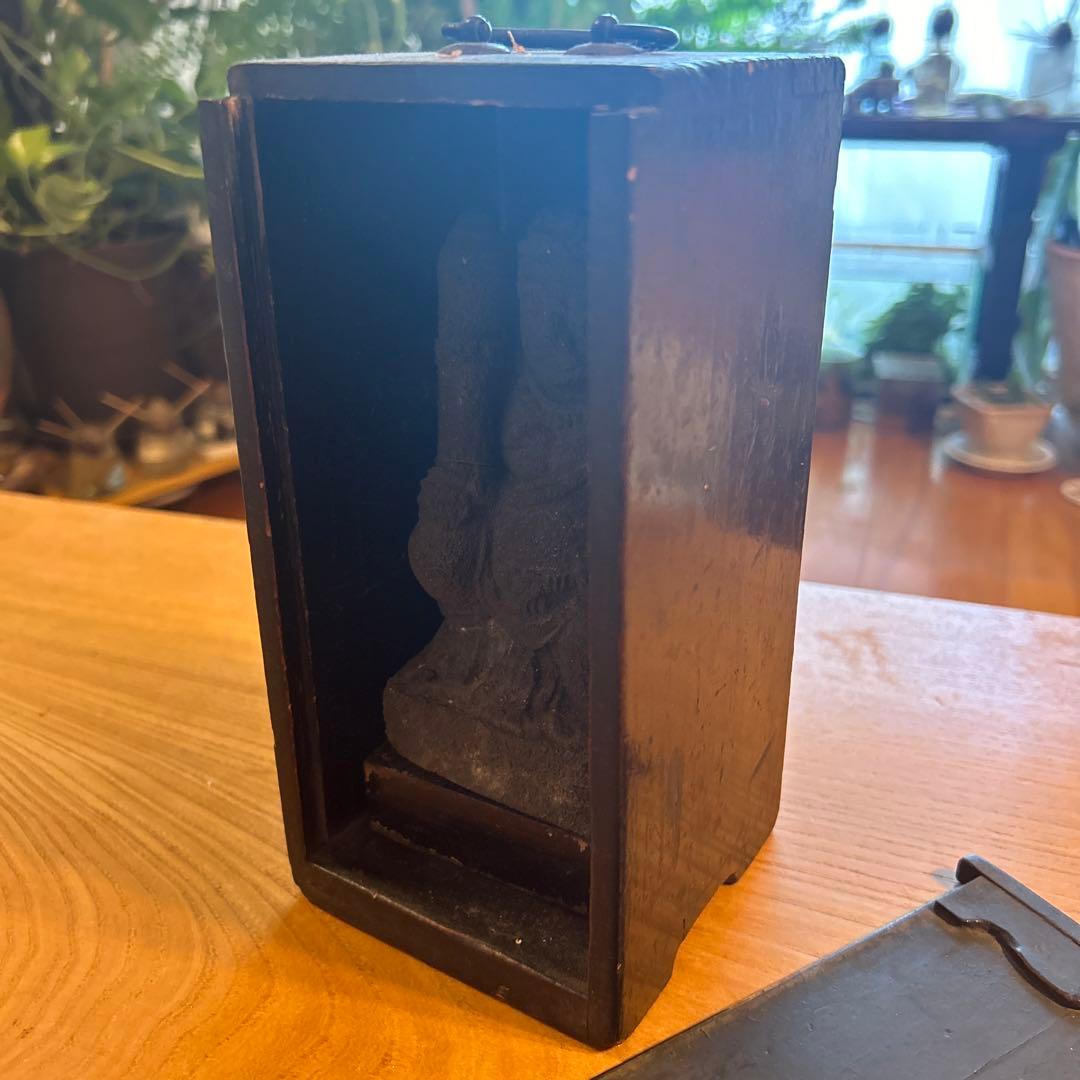 石仏 箱入り antique 神像