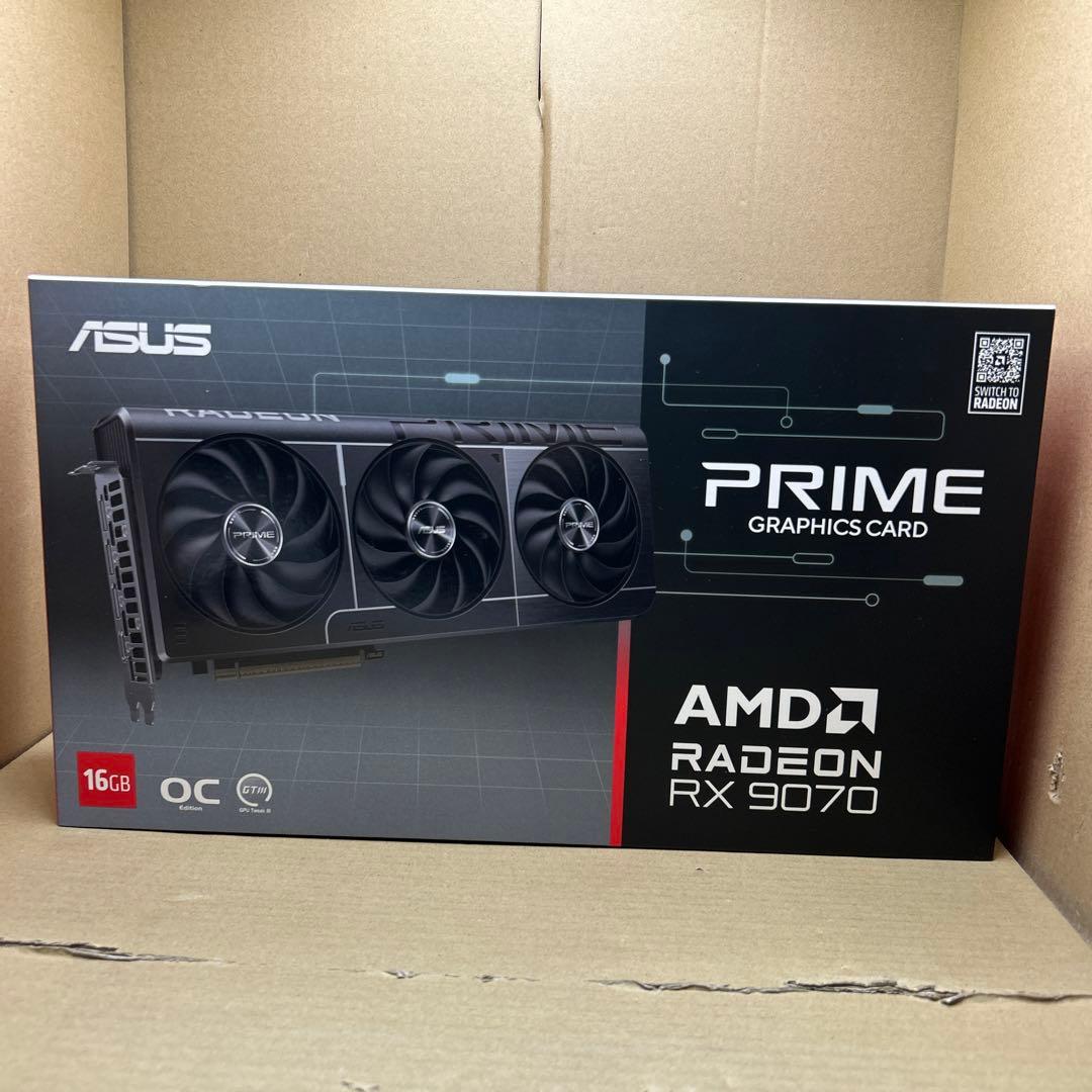 ASUS AMD Radeon RX9070 ビデオカード　16GB