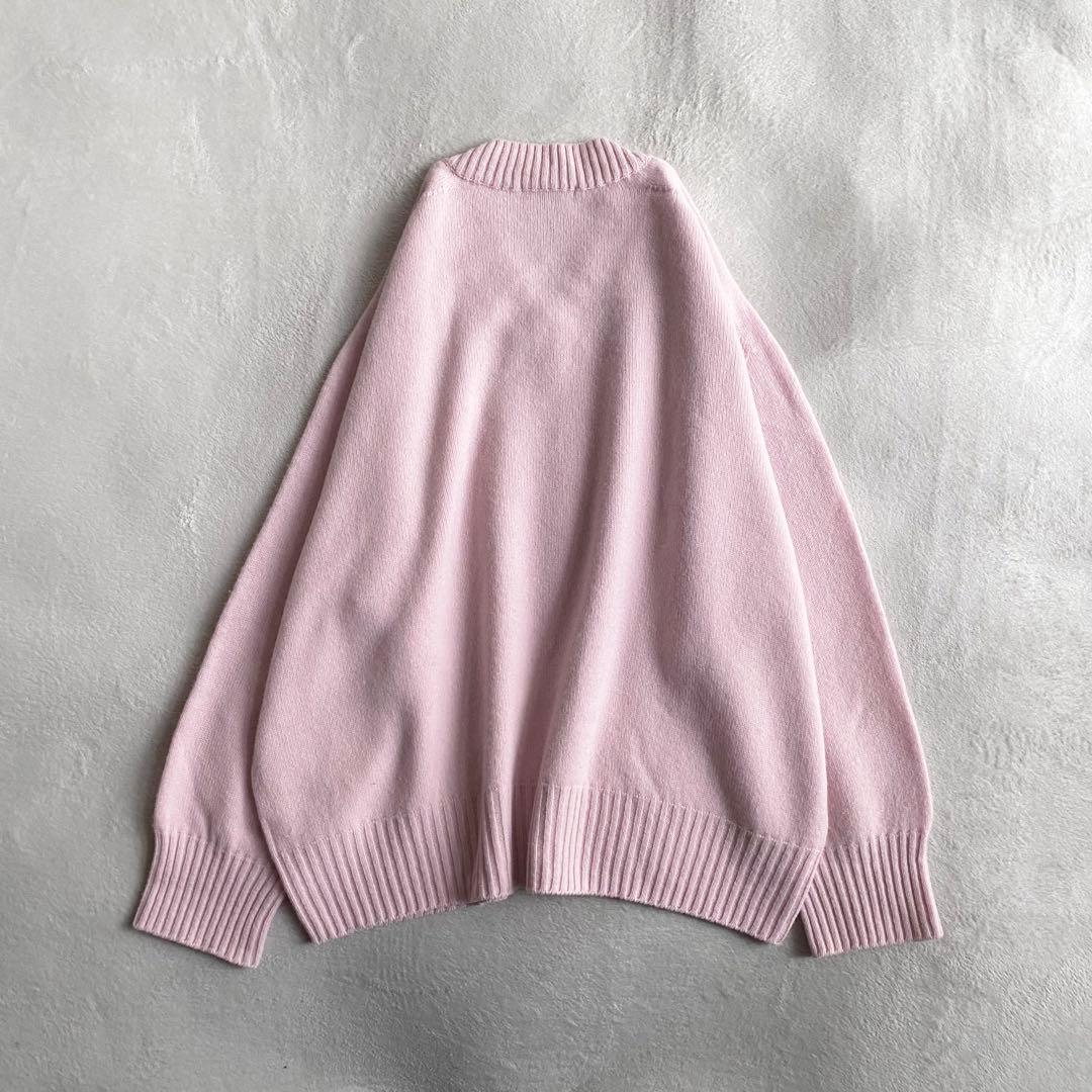 【美品✨】Plage ファインウールVネックプルオーバー　ピンク　近年　ゆったり
