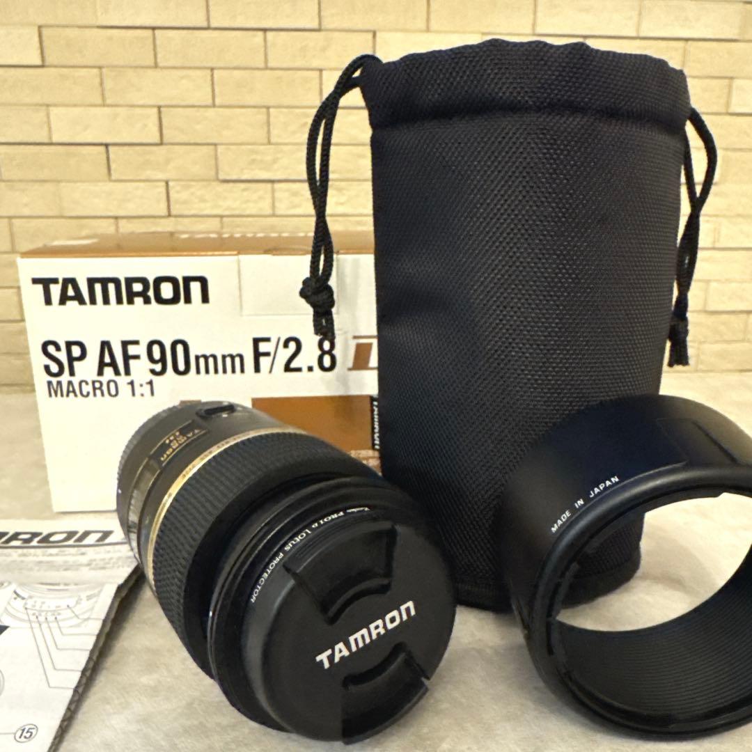 美品TAMRON SP AF90mm F/2.8 MACRO 1:1　ニコン用