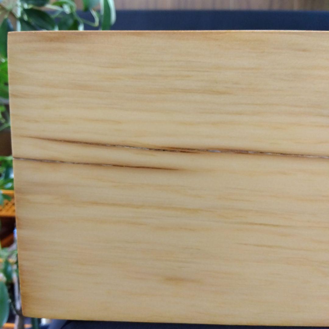 【国産　本榧　４寸碁盤　木表　脚なし】