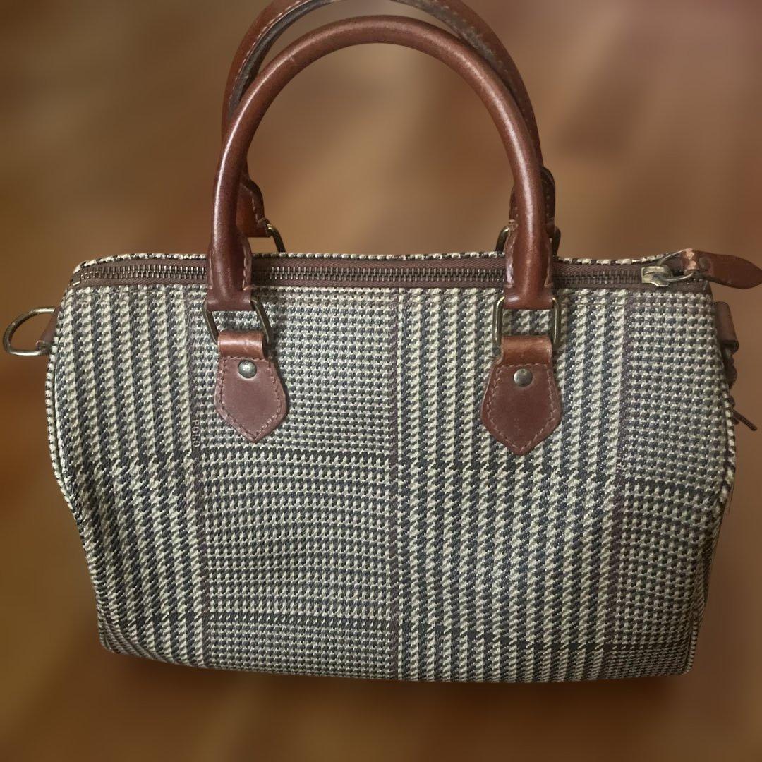 POLO Ralph Laurenチェック柄ミニボストン バッグ