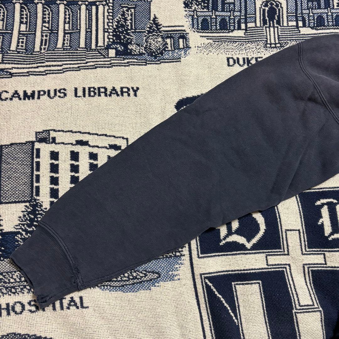 ボロ　80s champion リバースウィーブ　サンフェード　ナス紺　USA製