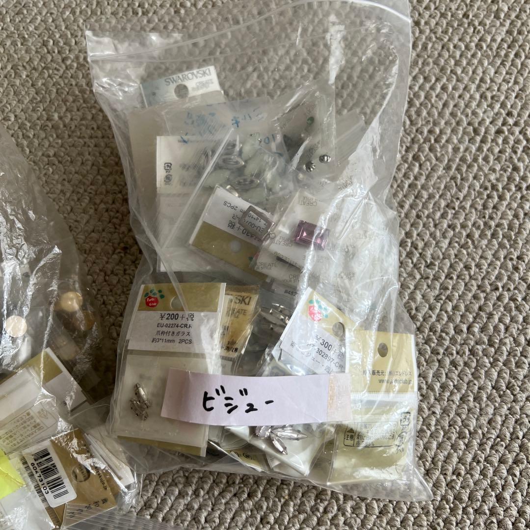 アクセサリー制作ツールと材料セットまとめ売り