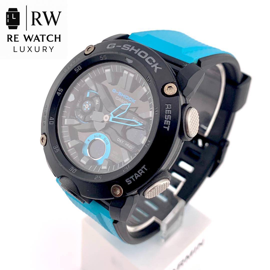 R7-4552 G-SHOCK GA-2000 AD-305 ブラック/ブルー