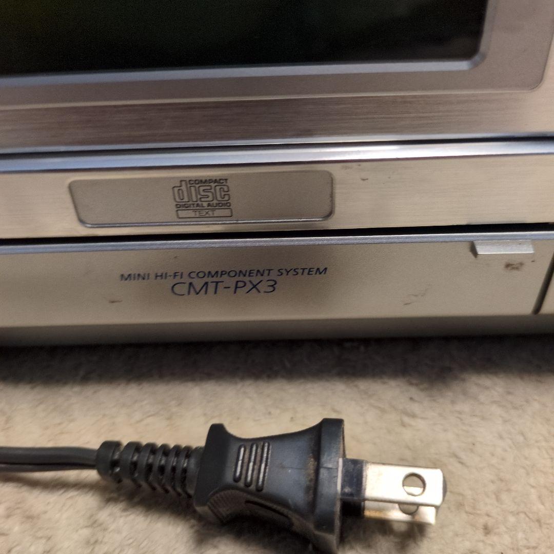 ソニー CMT-PX3 SONY ミニコンポ 通電確認済み ジャンク品扱い