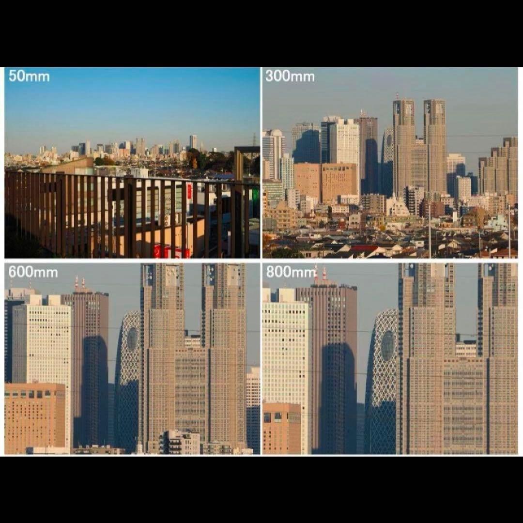 新品！即決OK！OLYMPUSとPanasonic用望遠レンズ！アダプター付き！