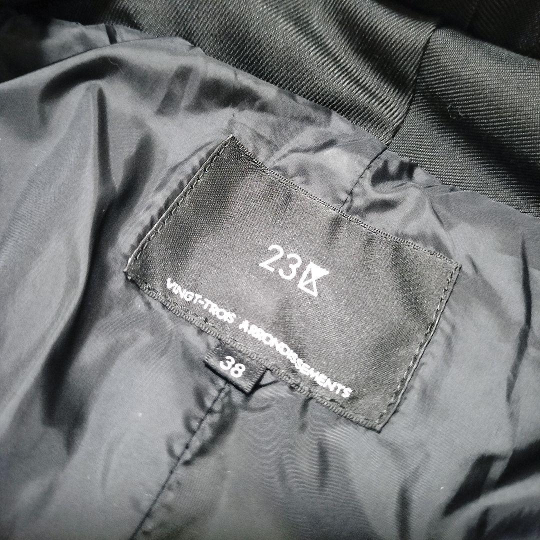 23区　洗えるシレータフタフーデッドダウン　黒　38　M