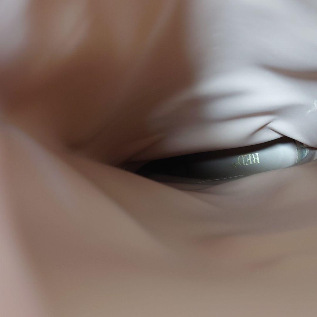 希少良品　レッドヴァレンティノ　ロングブーツ37　ピンクベージュ　太ヒール