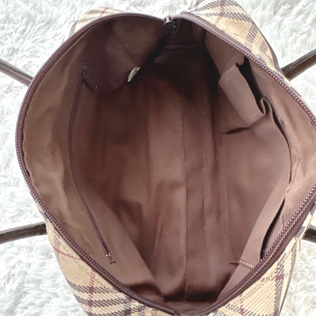 BURBERRY BLUE LABEL　ミニボストン　ノバチェック　三陽商会