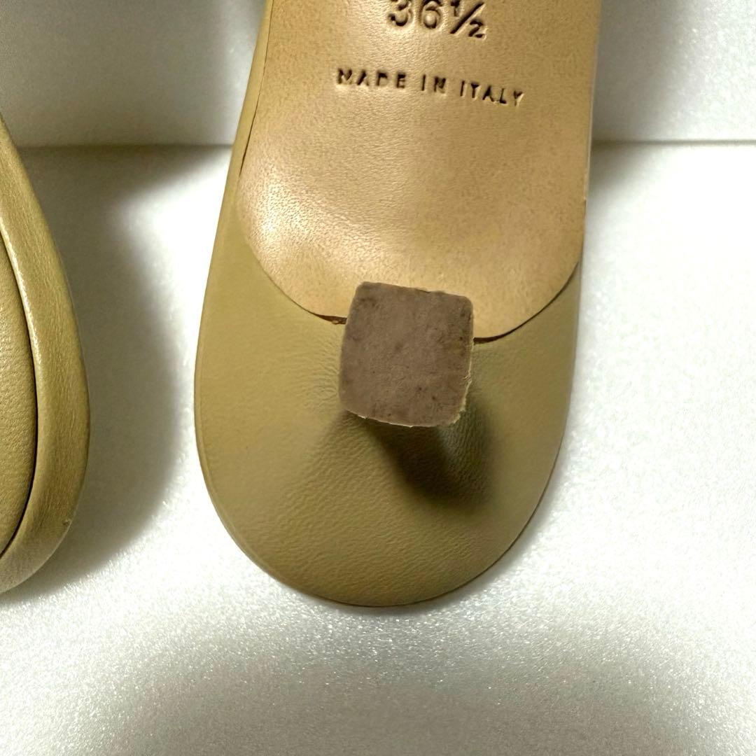 【極美品】ボッテガヴェネタ サンダル 36.5 パデッド ミュール ベージュ