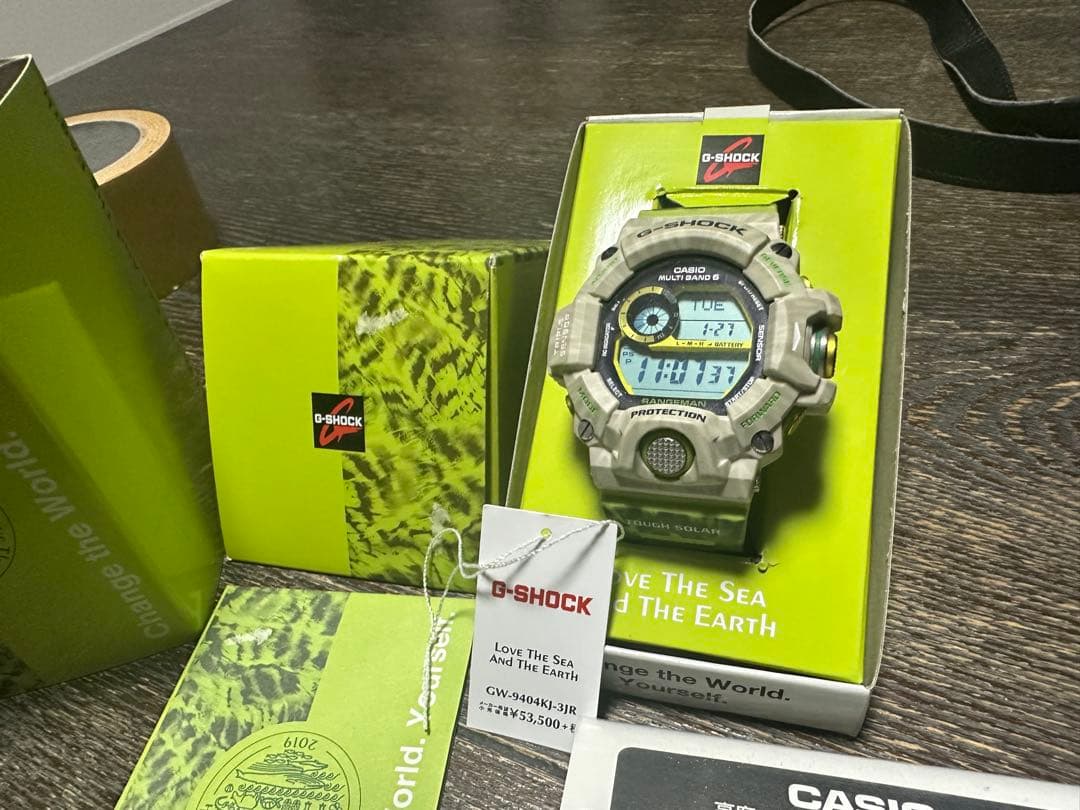 未使用 付G-SHOCK GW-9404KJ-3JR レンジマン　CASIO