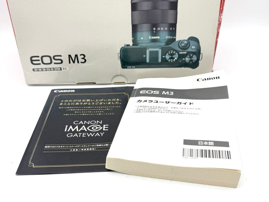 【完動品】Canon EOS M3 レンズセット ミラーレス 動作確認済み