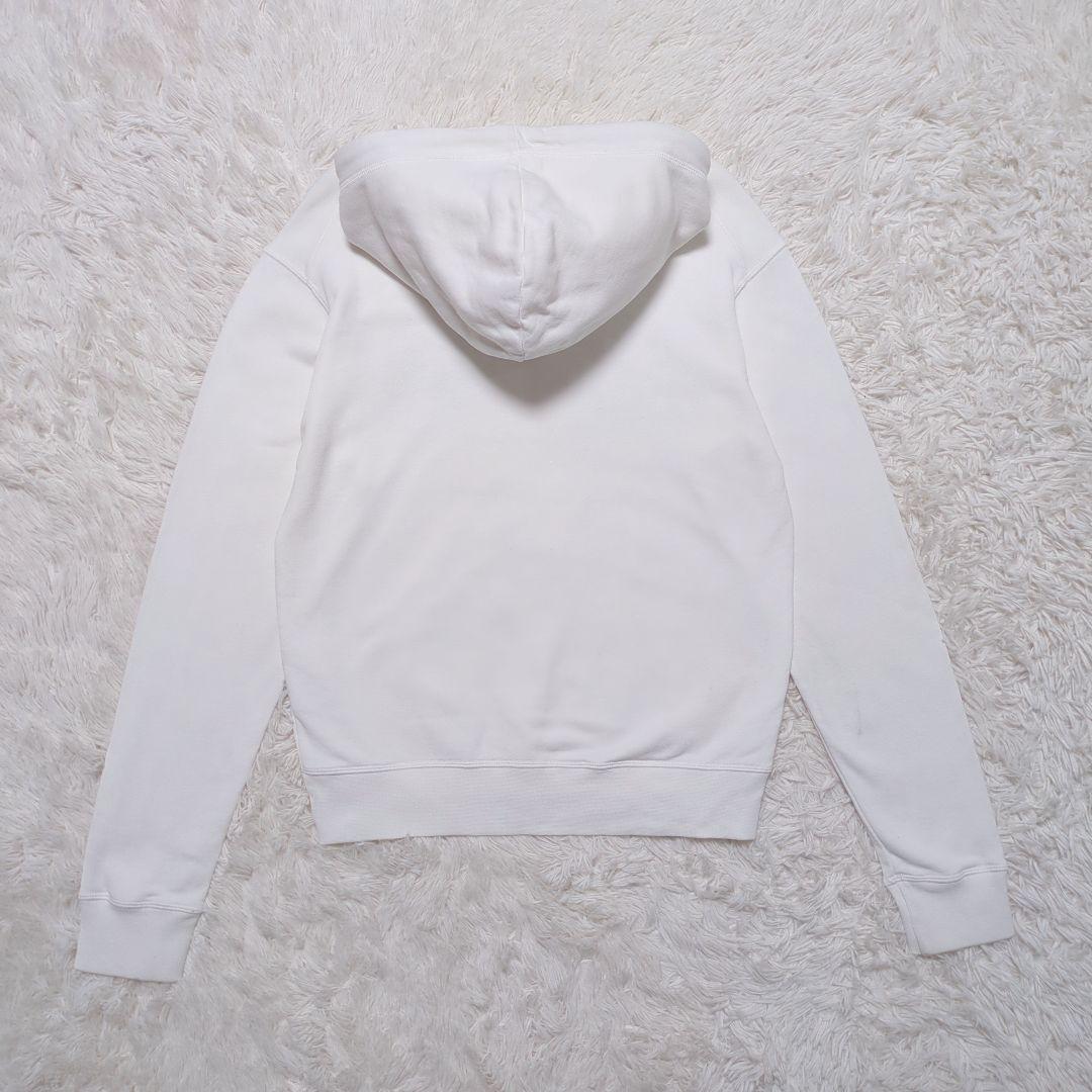 【人気モデル・良品】ディースクエアード☆パーカー プルオーバー 白×マルチカラー