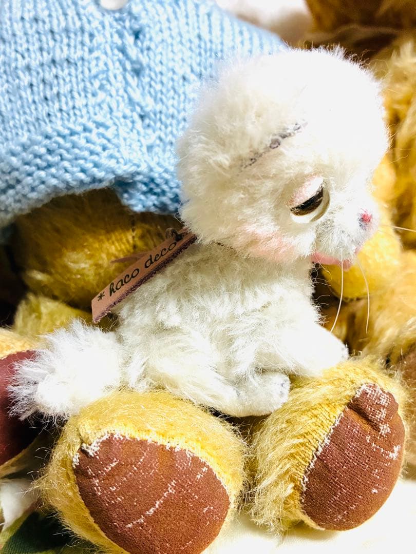haco deco様 白い子猫 ぬいぐるみ