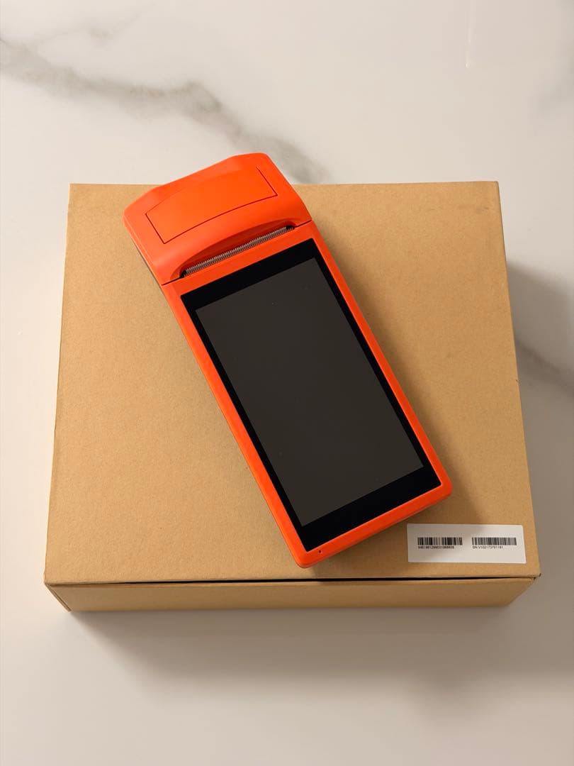 【未使用】Sunmi POS V1-818 /感熱プリンター /スタンド付