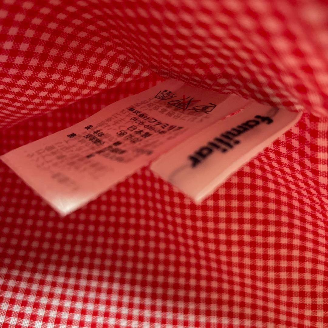 美品　familiar デニムバック　クマさんのブレックファースト　ブック入れ