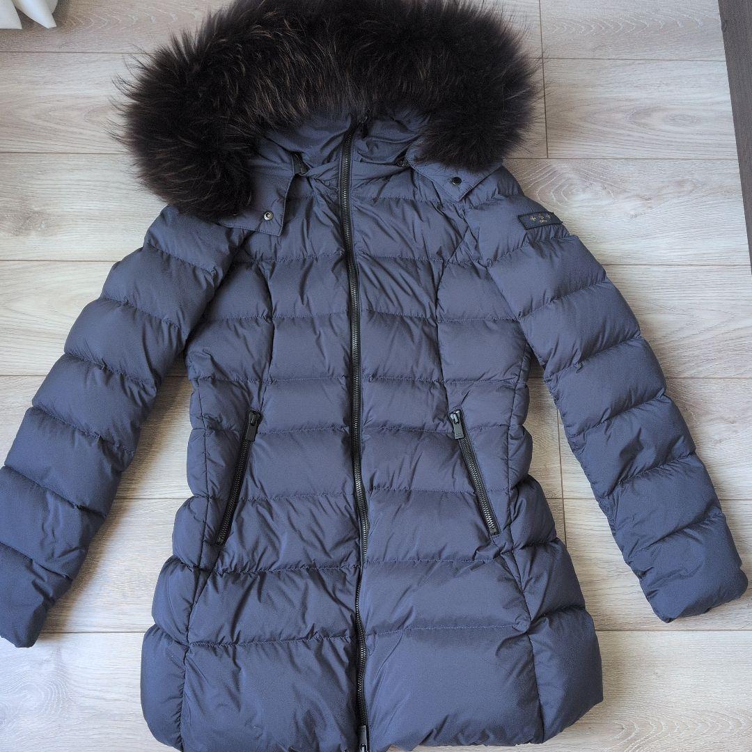 ち*ん様 TATRAS ネイビー ダウンジャケット ファー付き