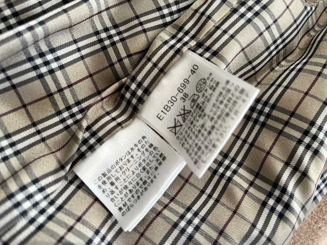 BURBERRY BLUE LABEL バーバリー ダッフルコート 38