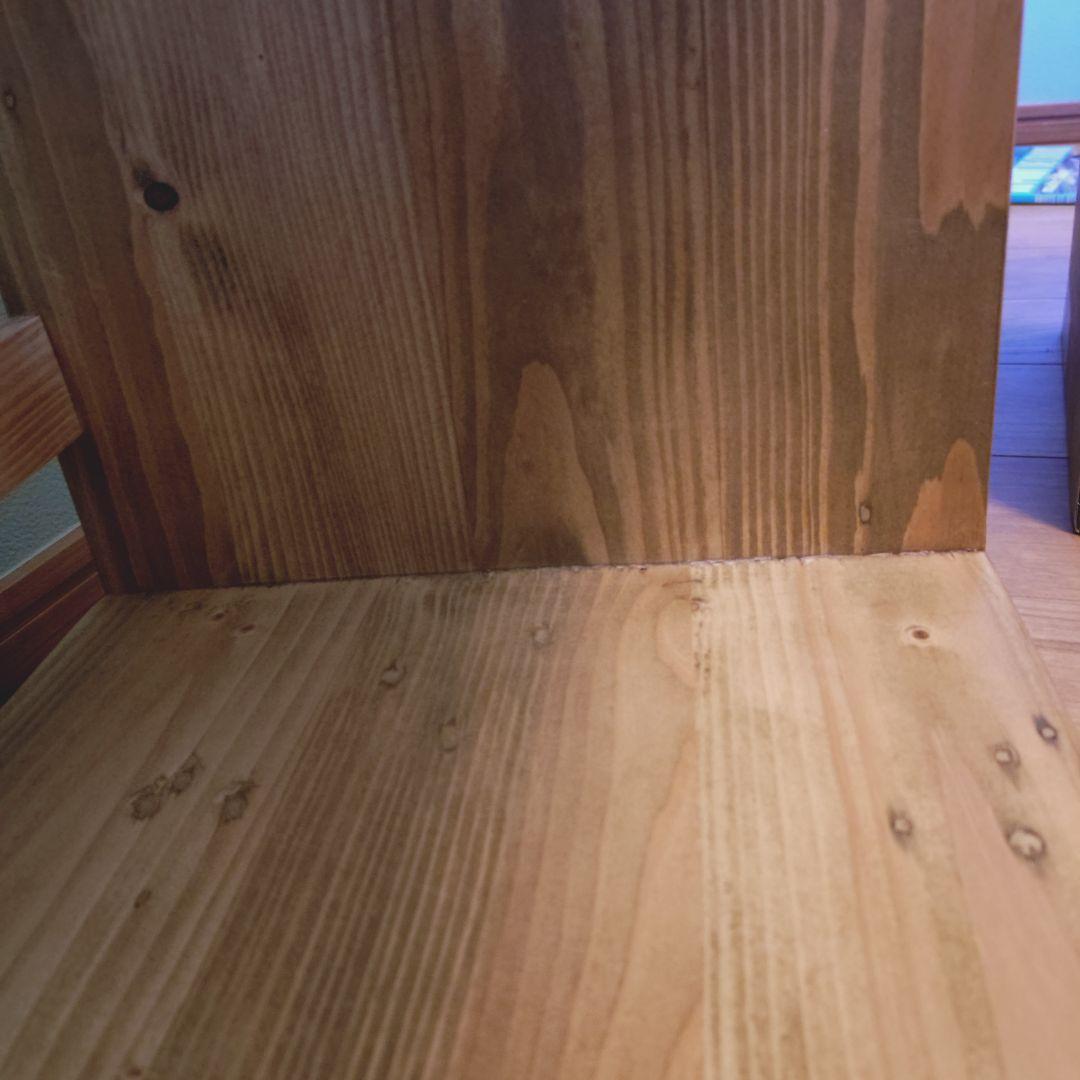 ナインマーケ木製ハンドメイドマガジンラック本棚大型絵本ブックシェルフアンティーク