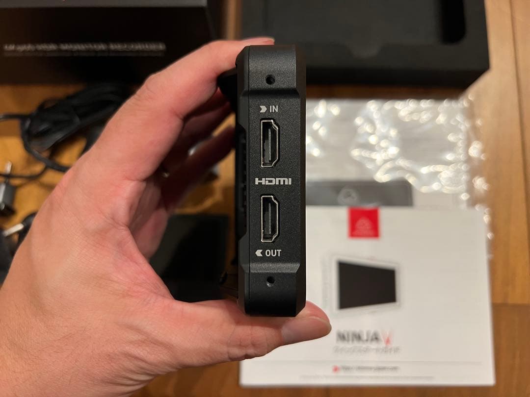 ATOMOS NINJA V＋バッテリー＋ドッキングステーション＋SSD480G