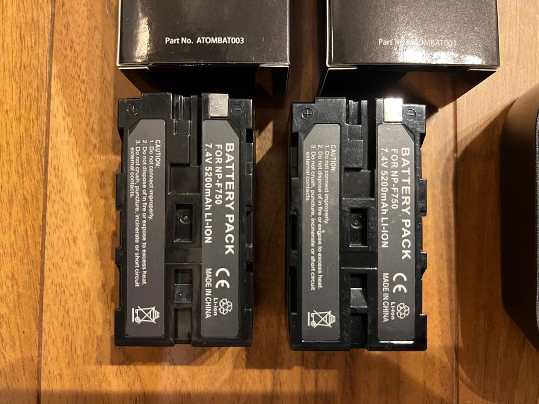 ATOMOS NINJA V＋バッテリー＋ドッキングステーション＋SSD480G