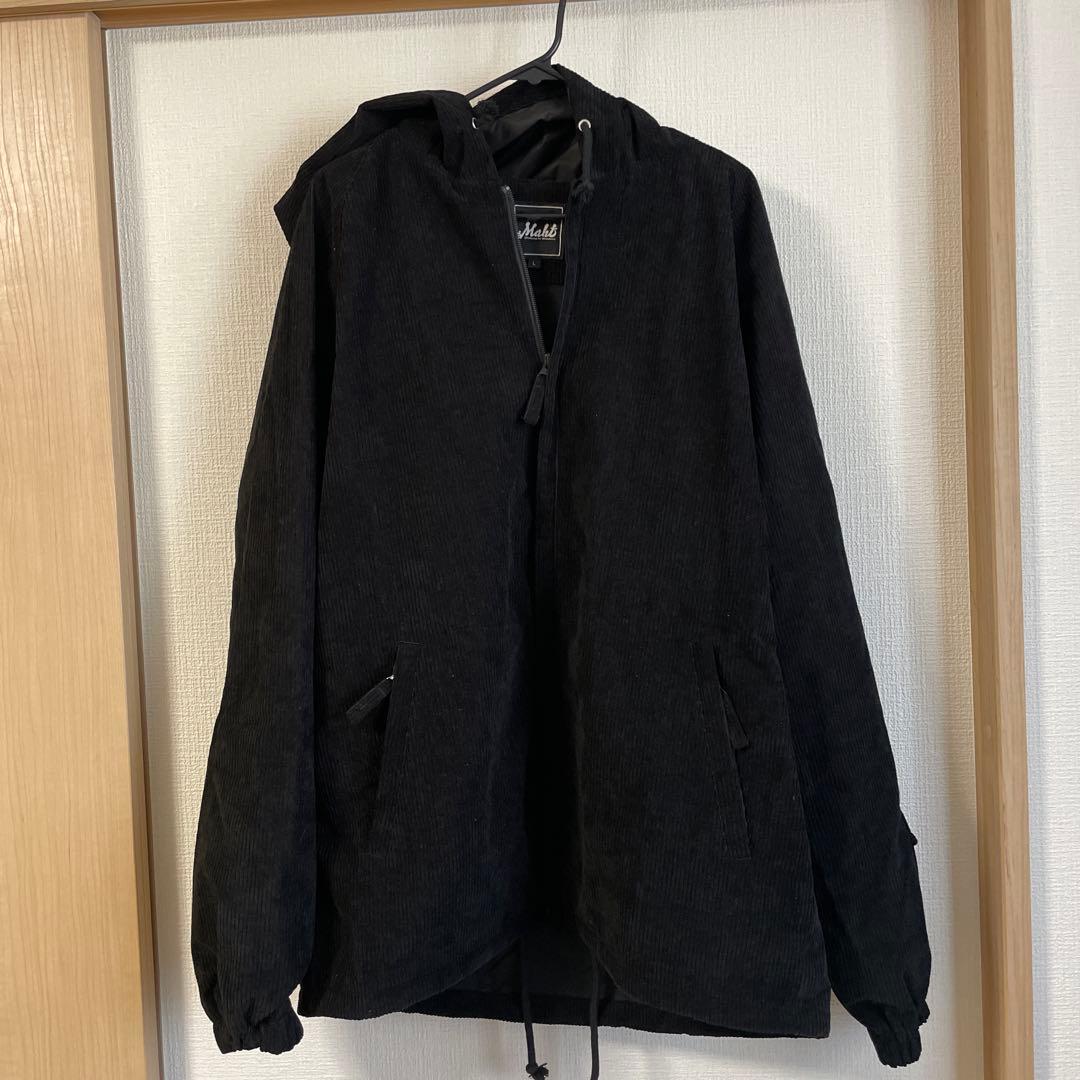 MAHF スノボーウェア　コーデュロイ黒　L上下