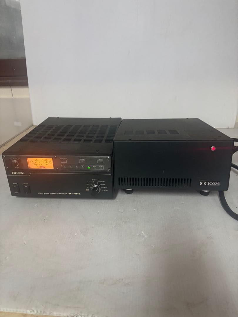 【現状品】ICOM IC-2KL リニアアンプ ＋ 電源IC-2KLPS