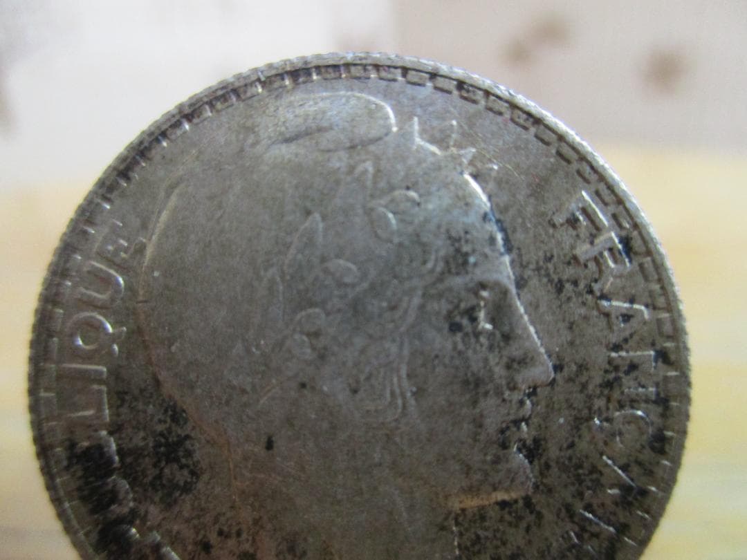 1934 1937　フランス　10フラン　20フラン　銀貨