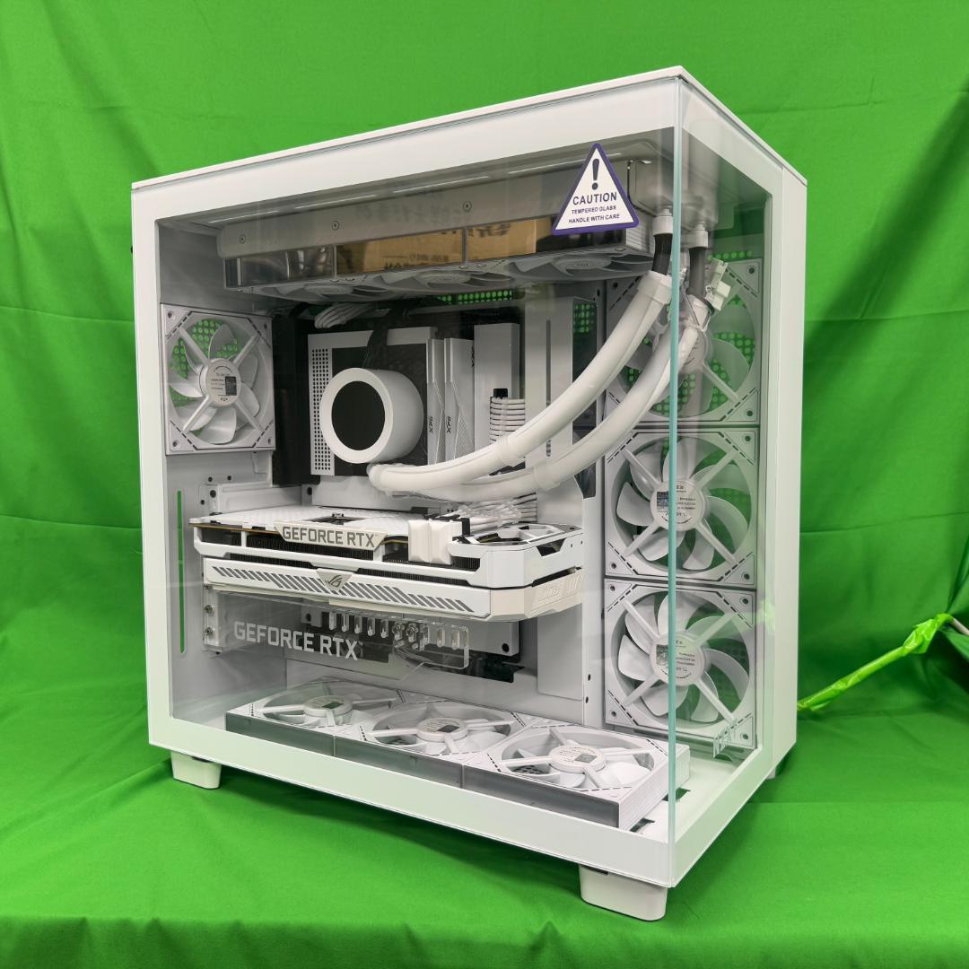 【真っ白NZXT自作PC】Core i5 RTX3070 32GB NVMe搭載
