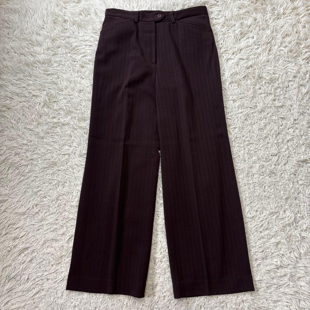 希少☆【PSポールスミス】ダークブラウン　ダブルパンツスーツ　総裏地　42 XL