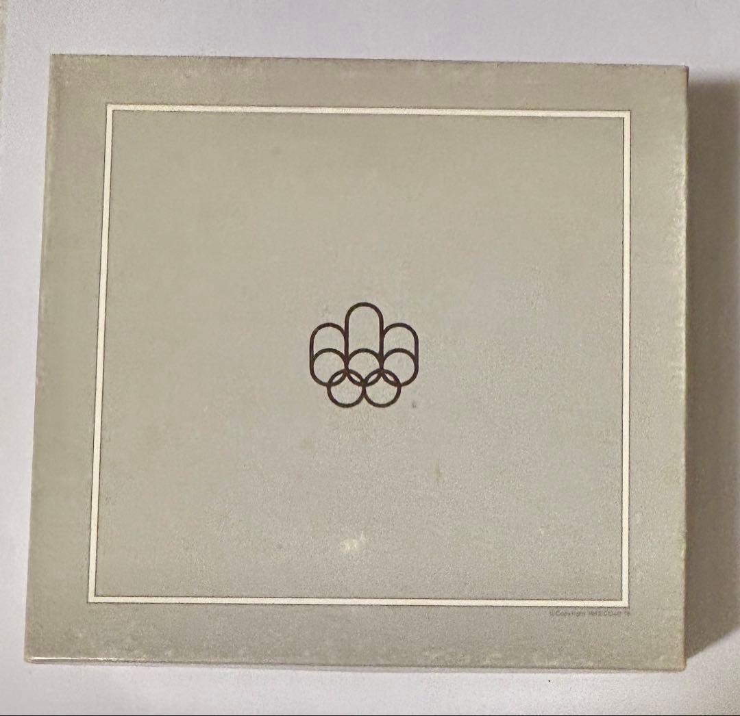 カナダ　モントリオール五輪1976年　銀貨プルーフ4枚セットシリーズ１　ケース入