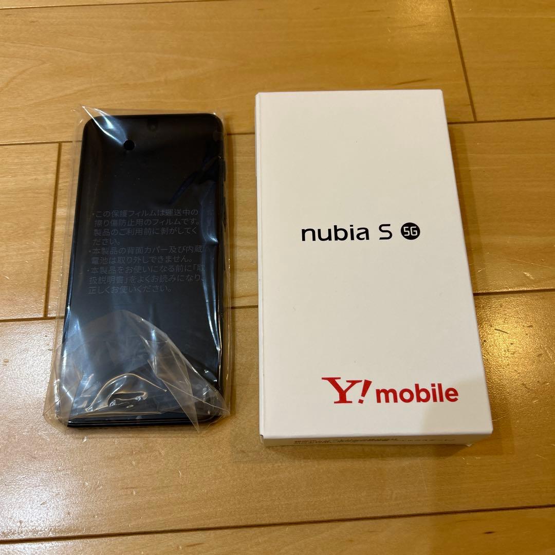 nubia S 5G Y!mobile 本体 ブラック