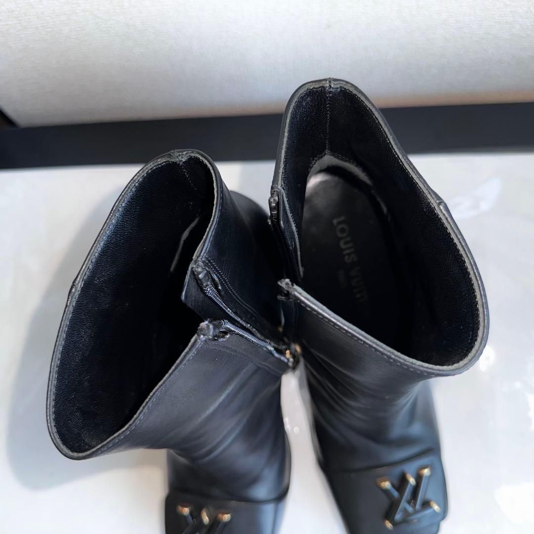 ルイヴィトン　シェイクライン　LV 厚底　アンクルショートブーツ　ブーティ