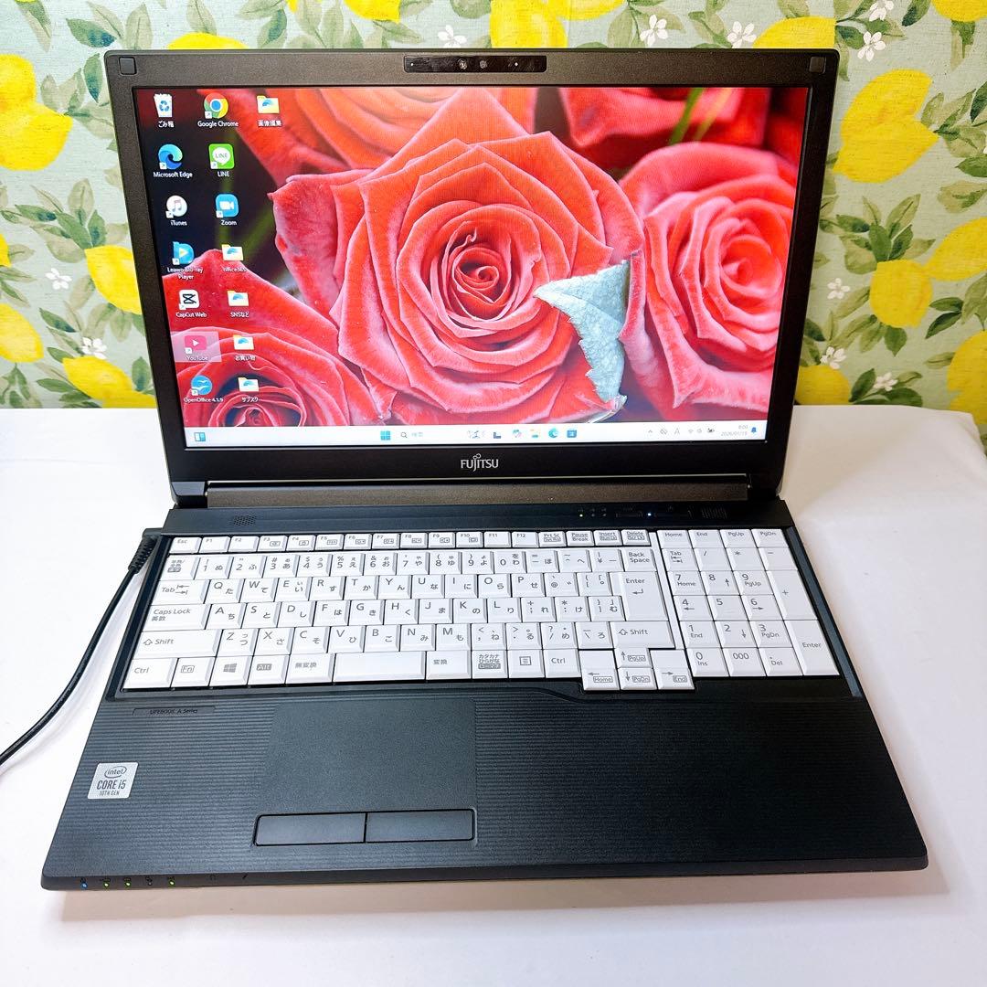 高年式❤️Windows11❤️富士通❤️新品SSD❤️動画編集や事務作業、サクサク快適