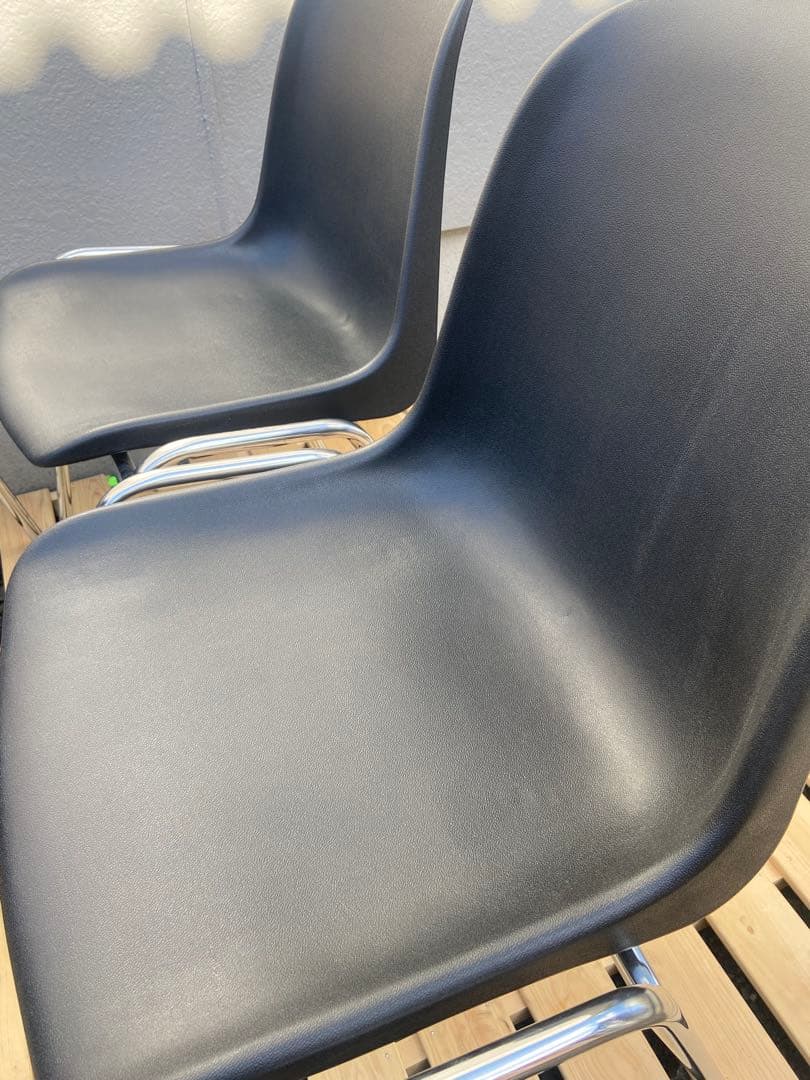 MOD ELENA イタリア パイプ椅子 スタッキングチェア レトロ　4脚セット