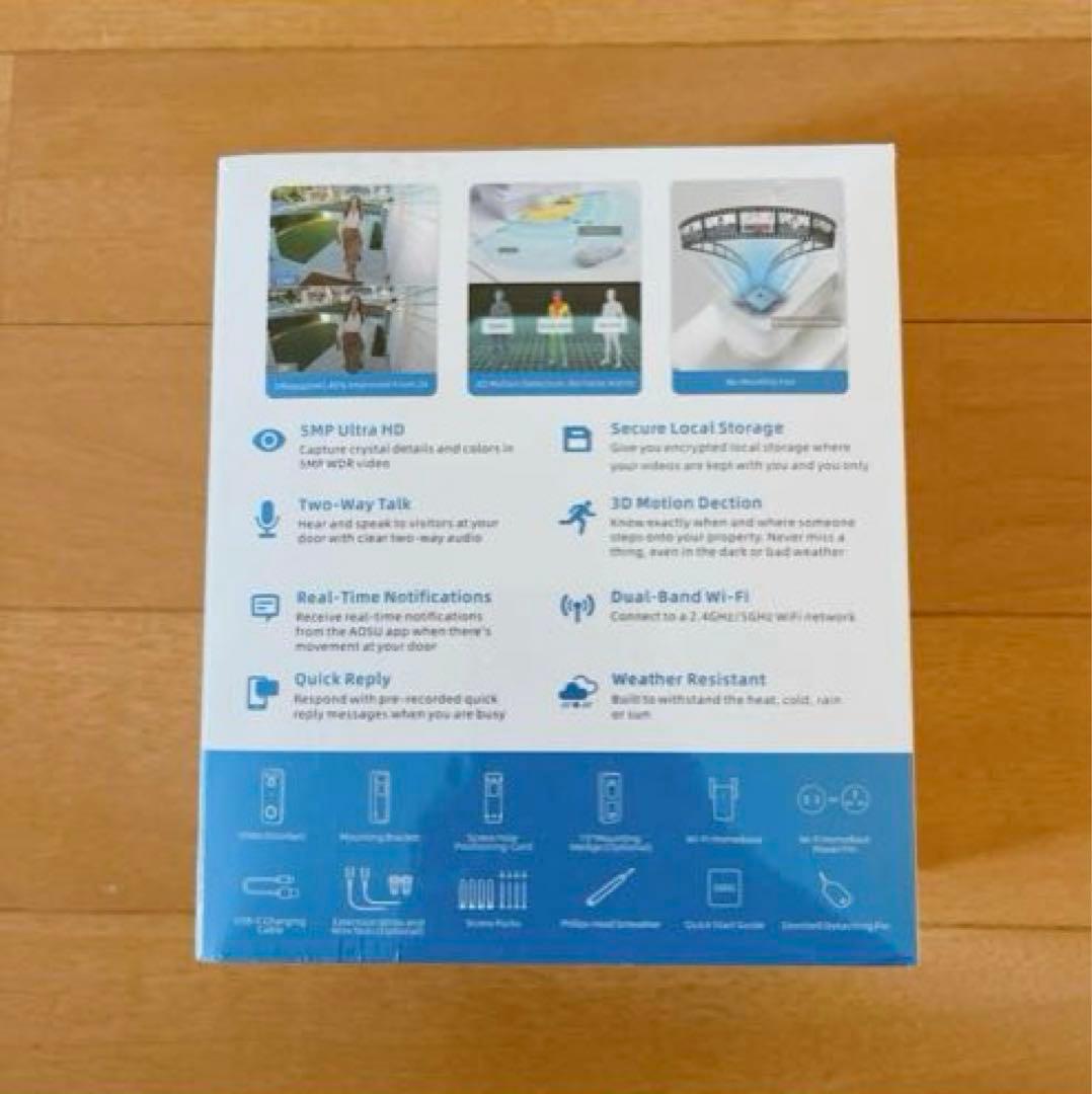 半額✨AOSU Video Doorbell ドアベル 防犯 未使用