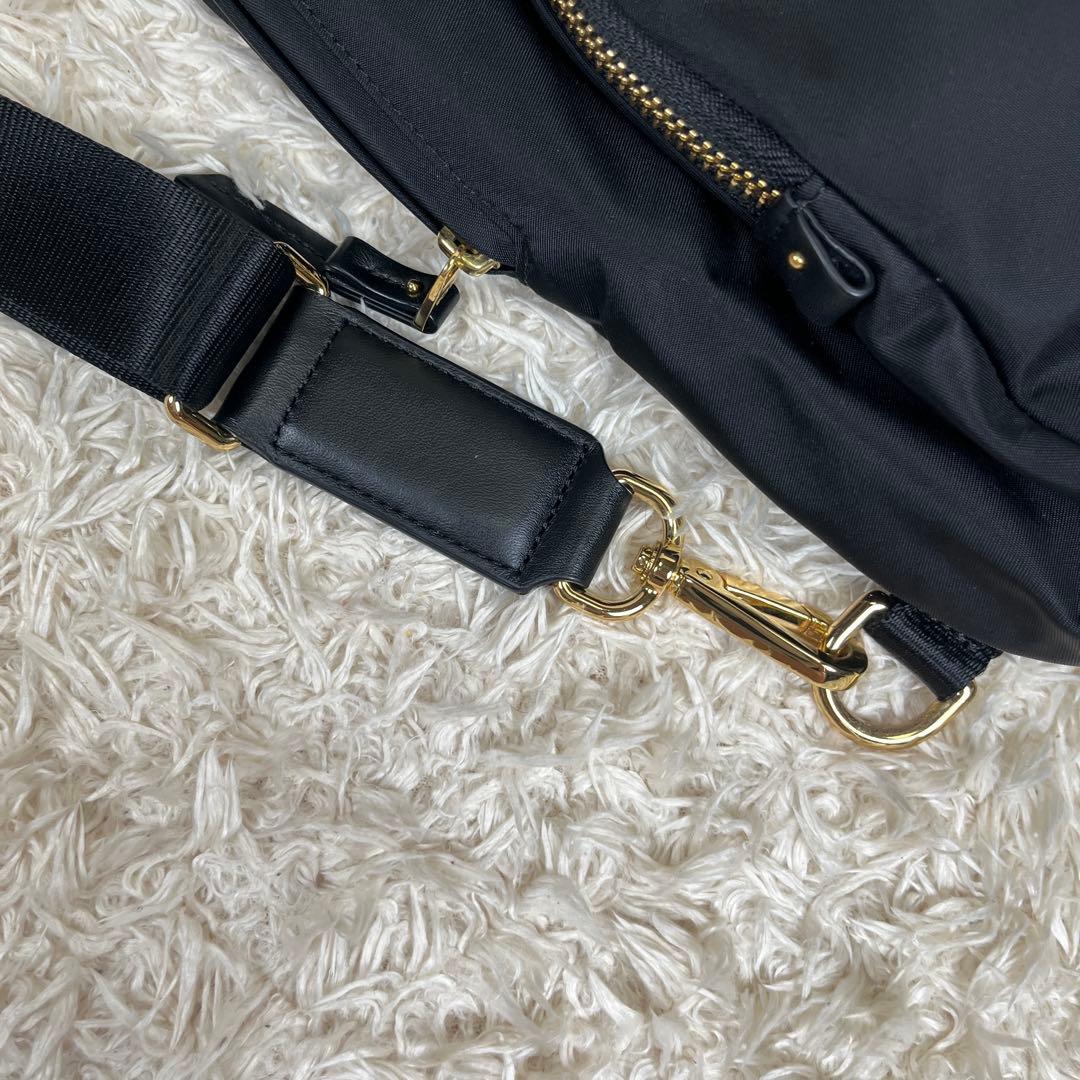 美品✨TUMI トゥミ　ナイロン　クロス　ボディバッグ　ゴールド金具
