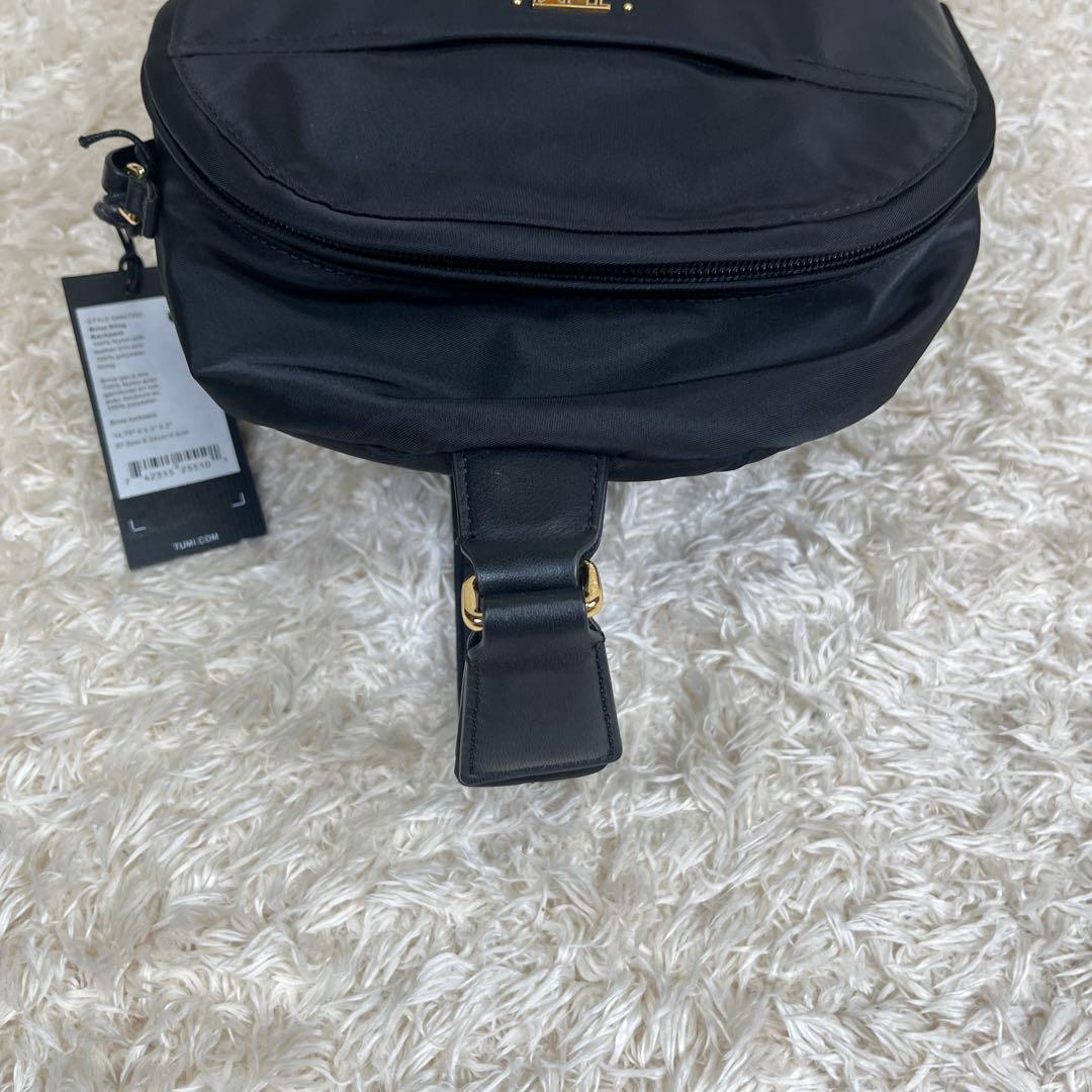 美品✨TUMI トゥミ　ナイロン　クロス　ボディバッグ　ゴールド金具