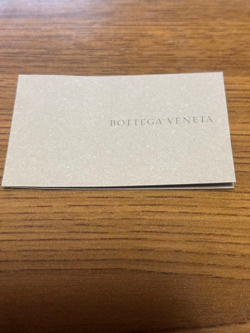 グレー レザー 編み込み ボッテガ長財布