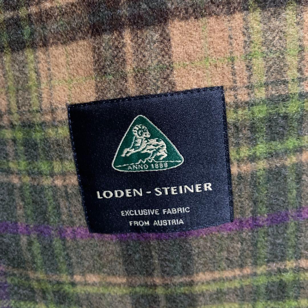 【SCAPA】LODEN-STEINER　ウール　ミンクファー　ダッフルコート