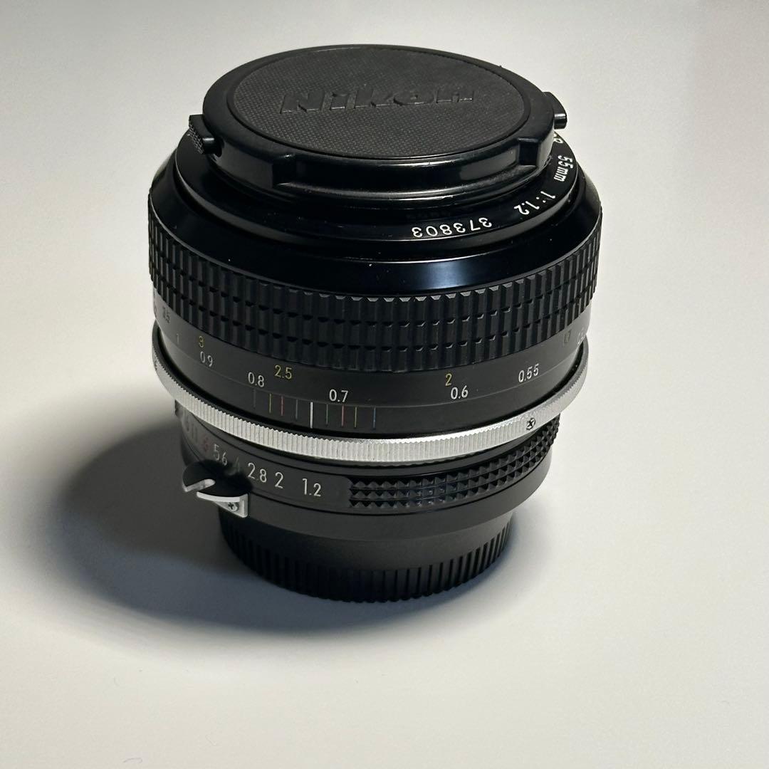 美品 Nikon nikkor 55mm f1.2 fマウント