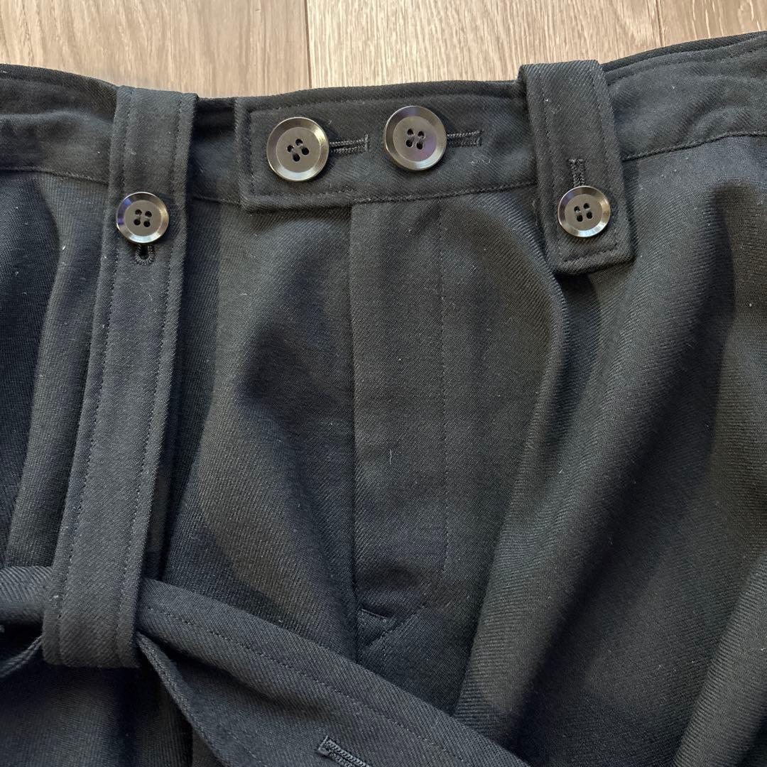 Y'sフレアスカート ブラック