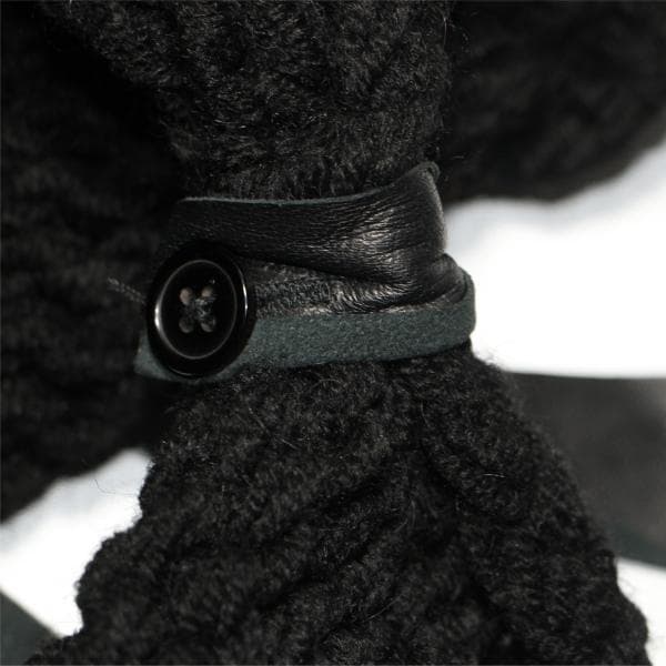 k*p様 masnada マスナダ ニット ベスト 黒 ブラック 毛混 イタリア