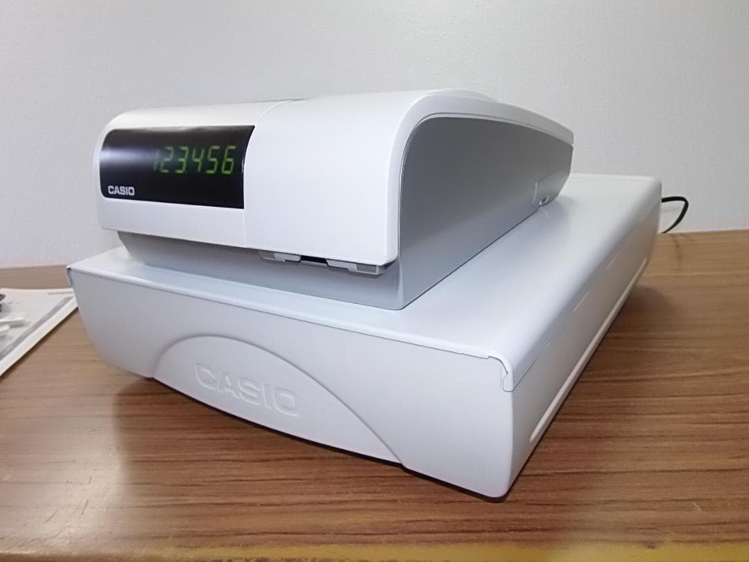 ケーブル付228領収書設定無料カシオTE-400インボイスレジスターSDカード