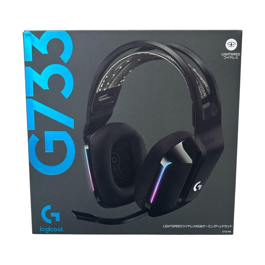 【極美品】 Logicool ワイヤレス ゲーミングヘッドセット G733 黒