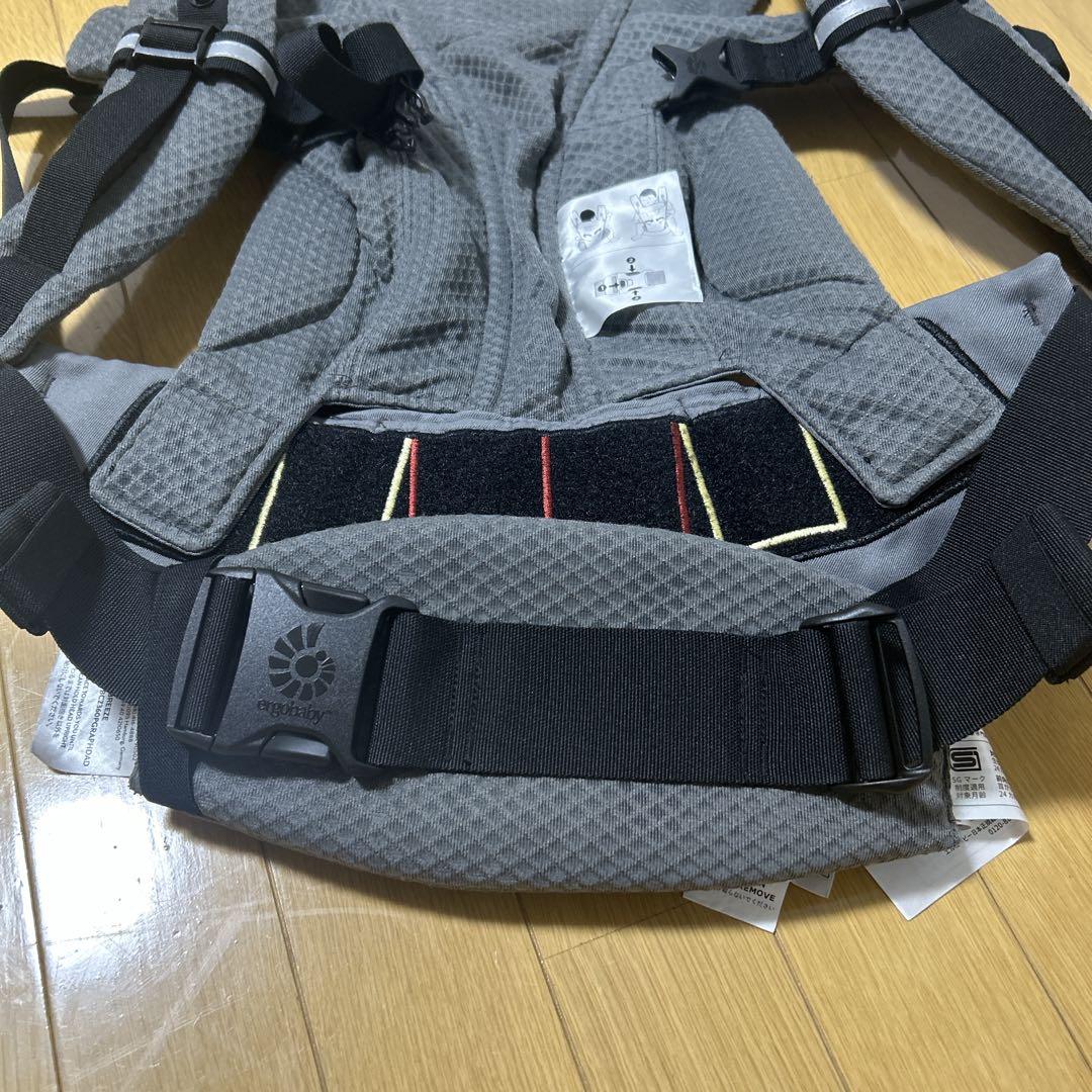 【美品】エルゴベビー オムニブリーズ グラファイトグレー 抱っこ紐