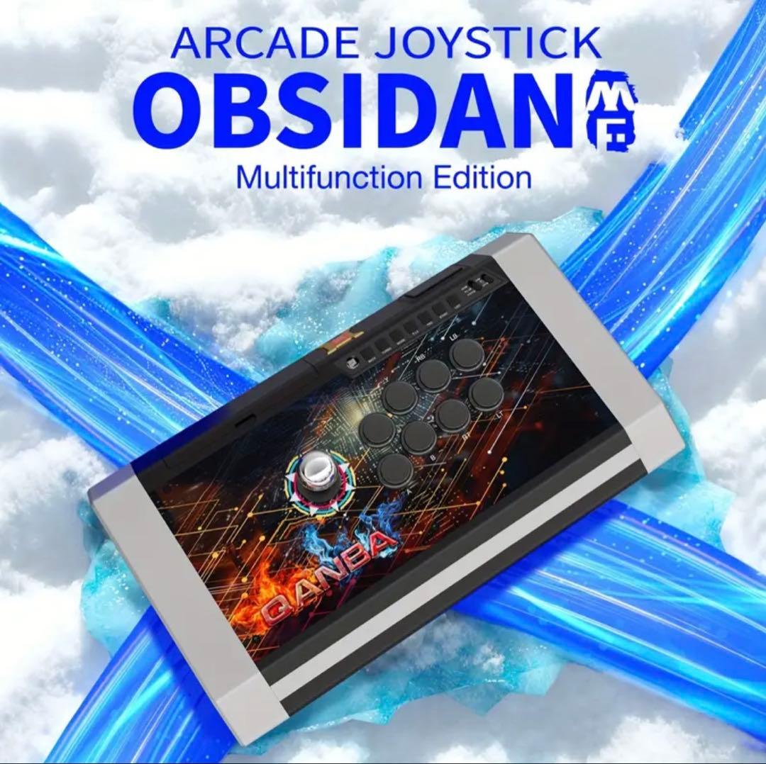 PC用ゲームコントローラー・コンバーター Qanba Q3MF-SL Obsidian Arcade Joystick