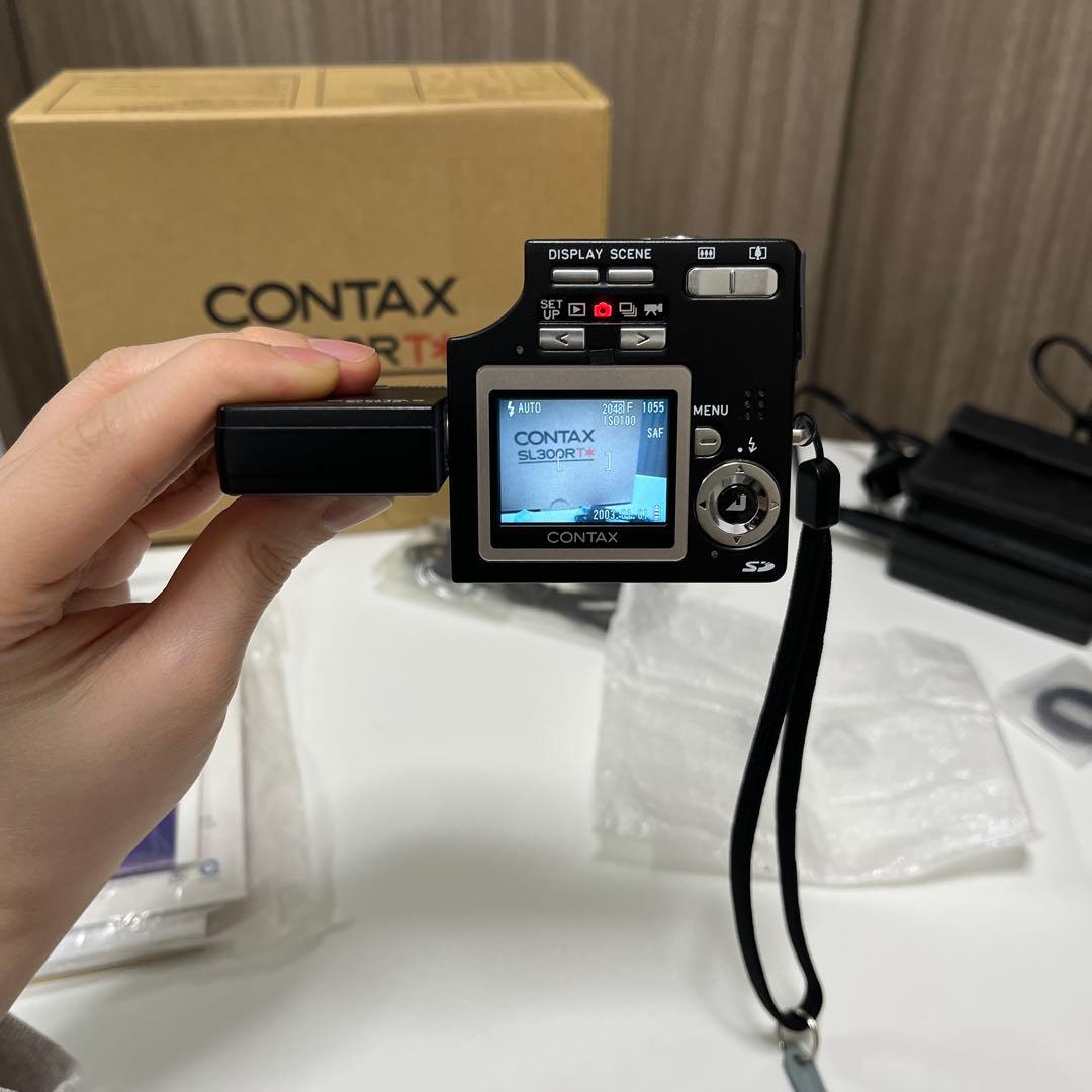 希少 元箱 取扱説明書付★美品★ CONTAX SL300RT* Black