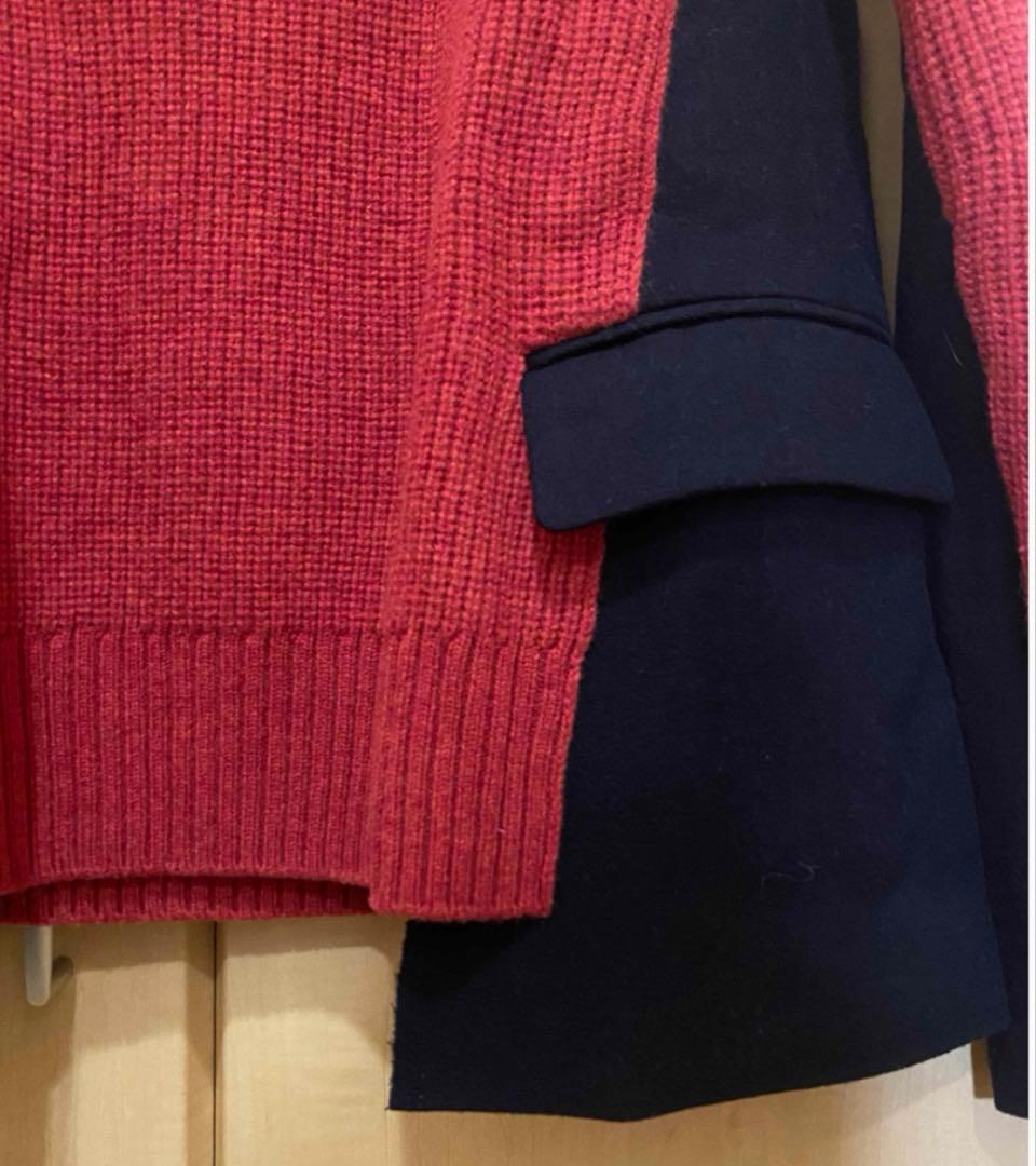 河北 麻友子【未使用に近い美品】★sacai サカイ★ウール ネックウォーマー付